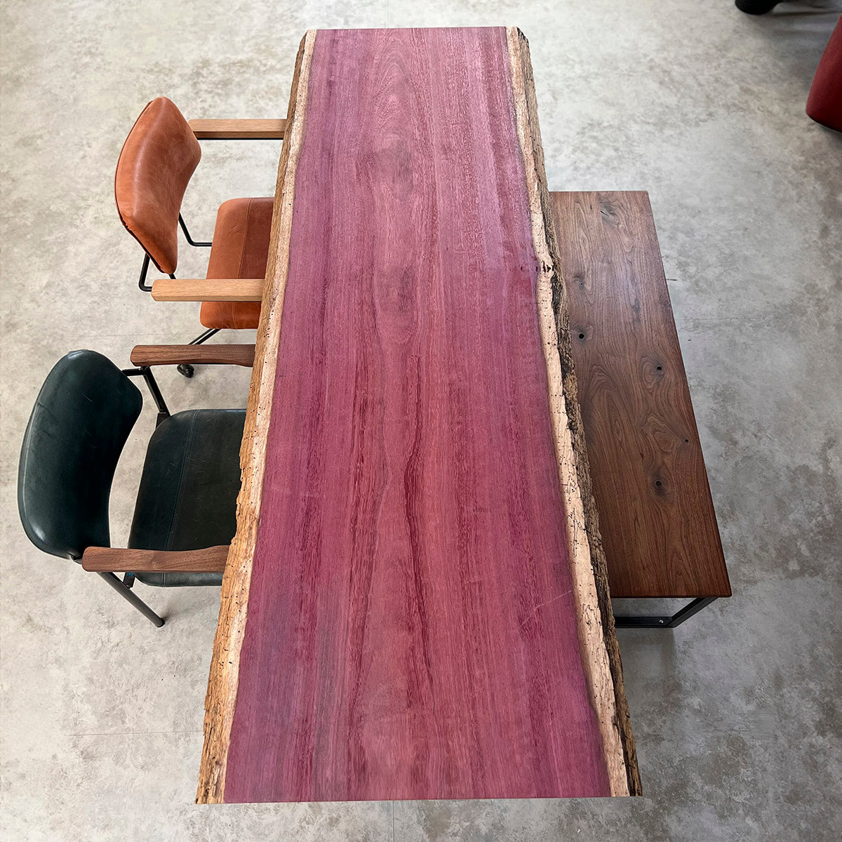 無垢一枚板 パープルハート《G647》W1910/未仕上げ品 | オーダーメイド