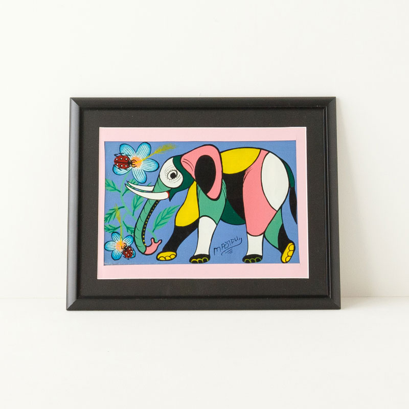 アフリカンアート18 / ゾウ | ボー・デコール オンラインショップ