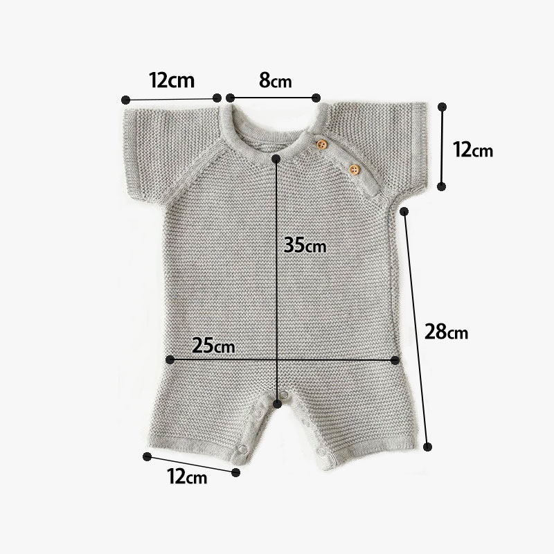 ショートロンパース / バニラグレー | ボー・デコール オンラインショップ