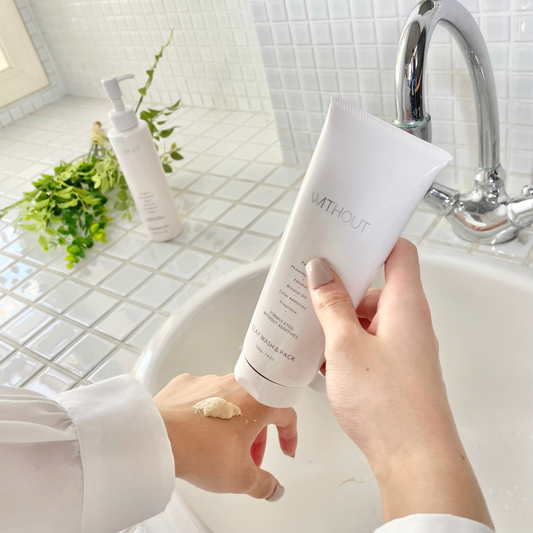 ウィズアウト クレイウォッシュ＆パック｜スキンケア｜ウィズアウト
