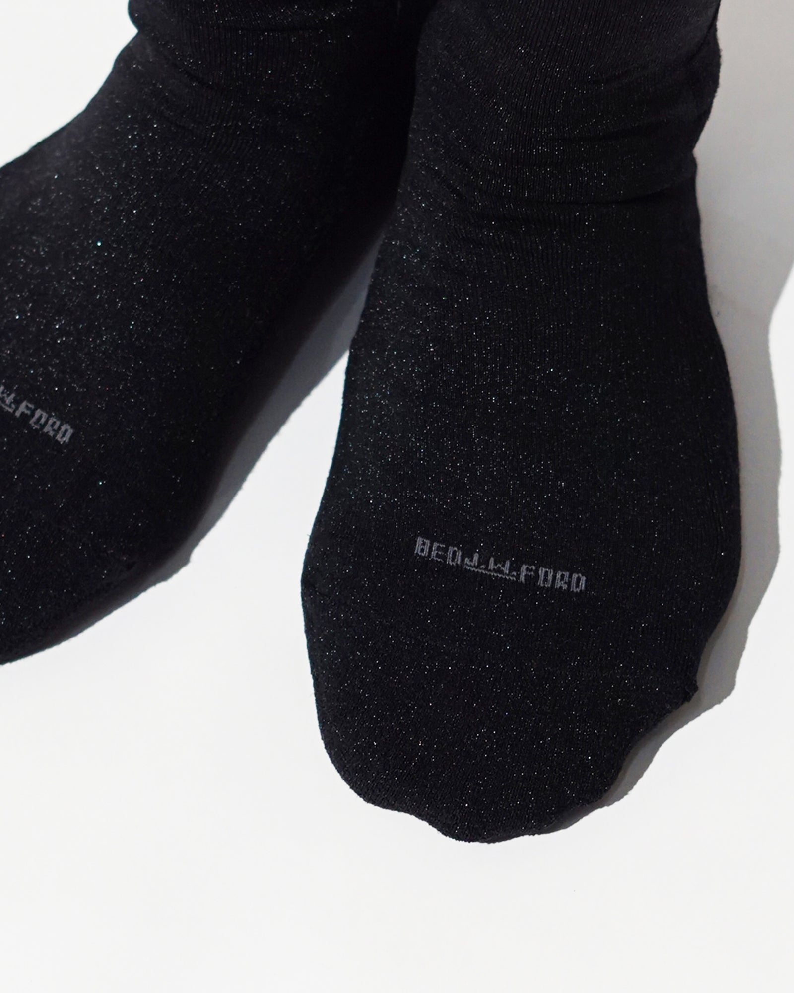 Glitter Long socks – Black｜BED j.w. FORD Official Site