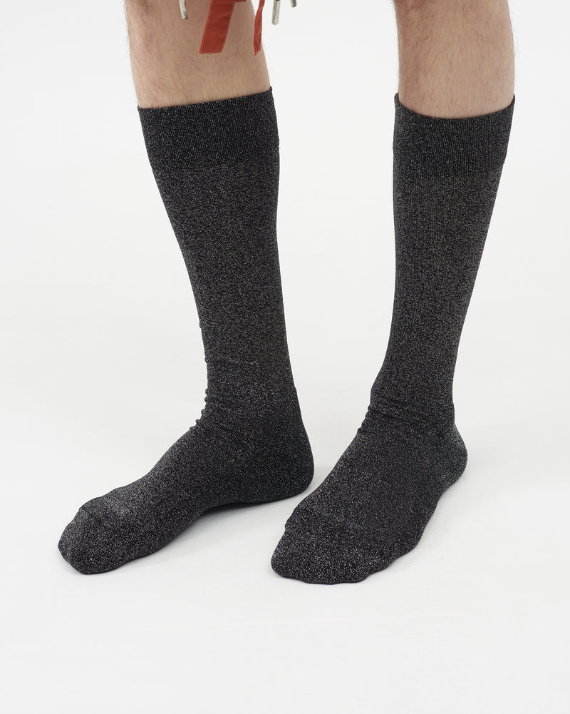 Glitter Long socks – Silver｜BED j.w. FORD Official Website