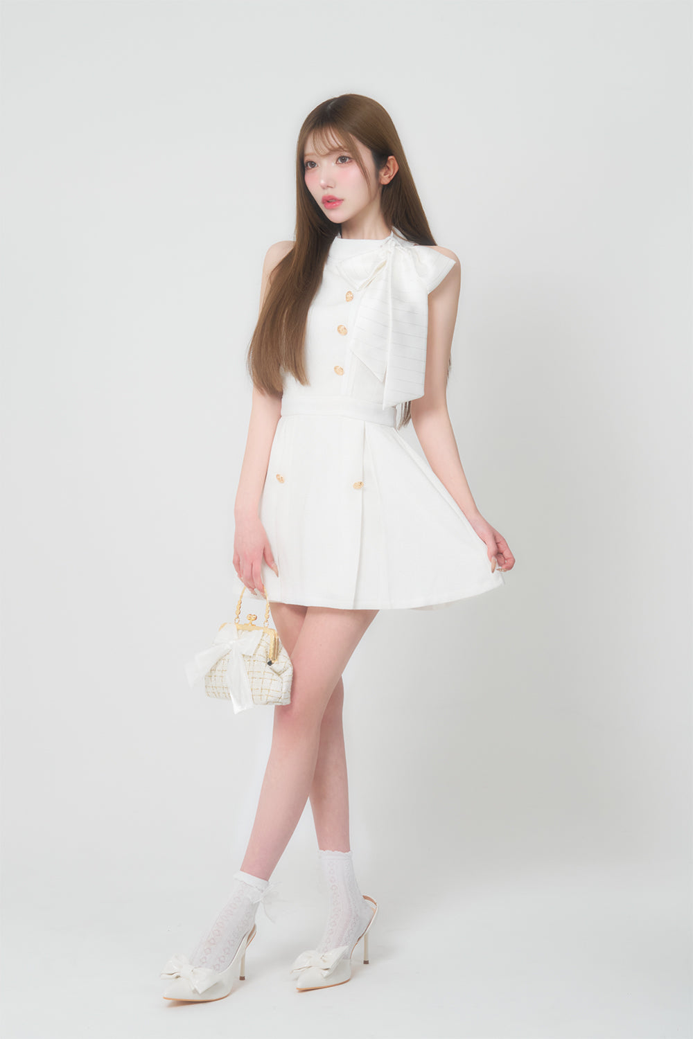 BELEAR MIMI（ベリアミミ）】【予約商品】アメスリツイードミニワンピース