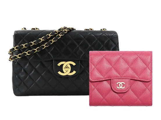 シャネル ダイアナ22 ショルダーバッグ ブラック ラムスキン