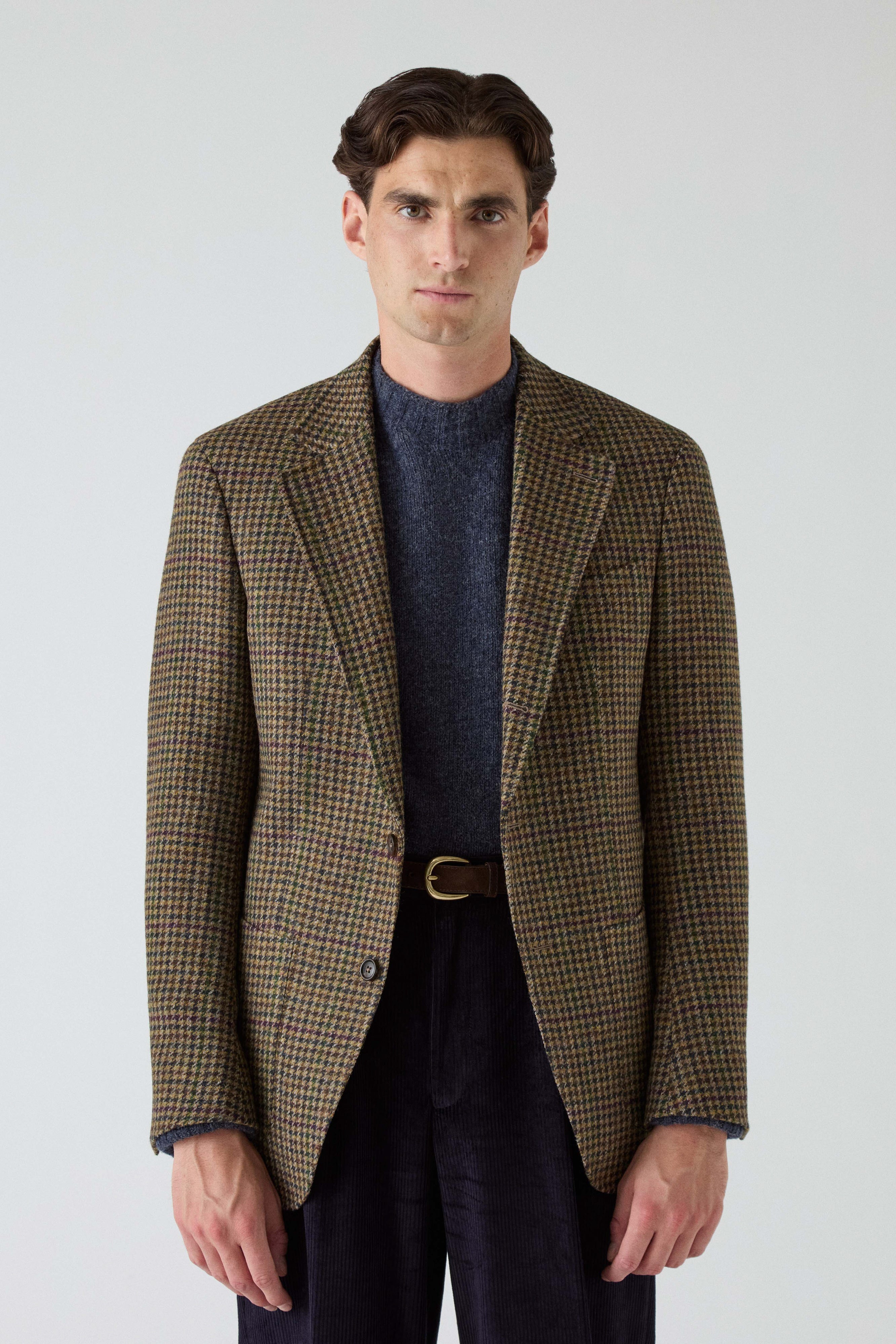 Dag Sport Tweed Jacket - Brown/Green/Purple – Berg & Berg