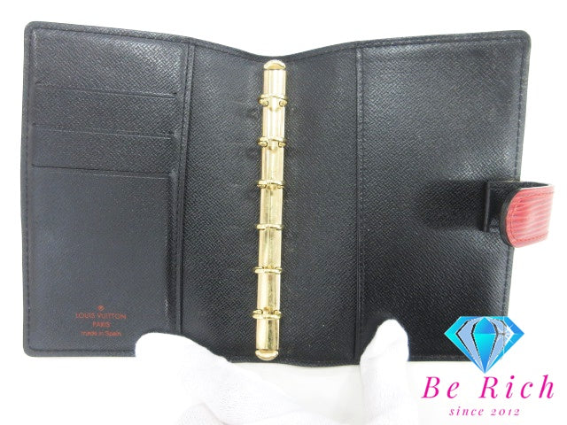 ルイ ヴィトン LOUIS VUITTON エピ アジェンダ PM 手帳 カバー