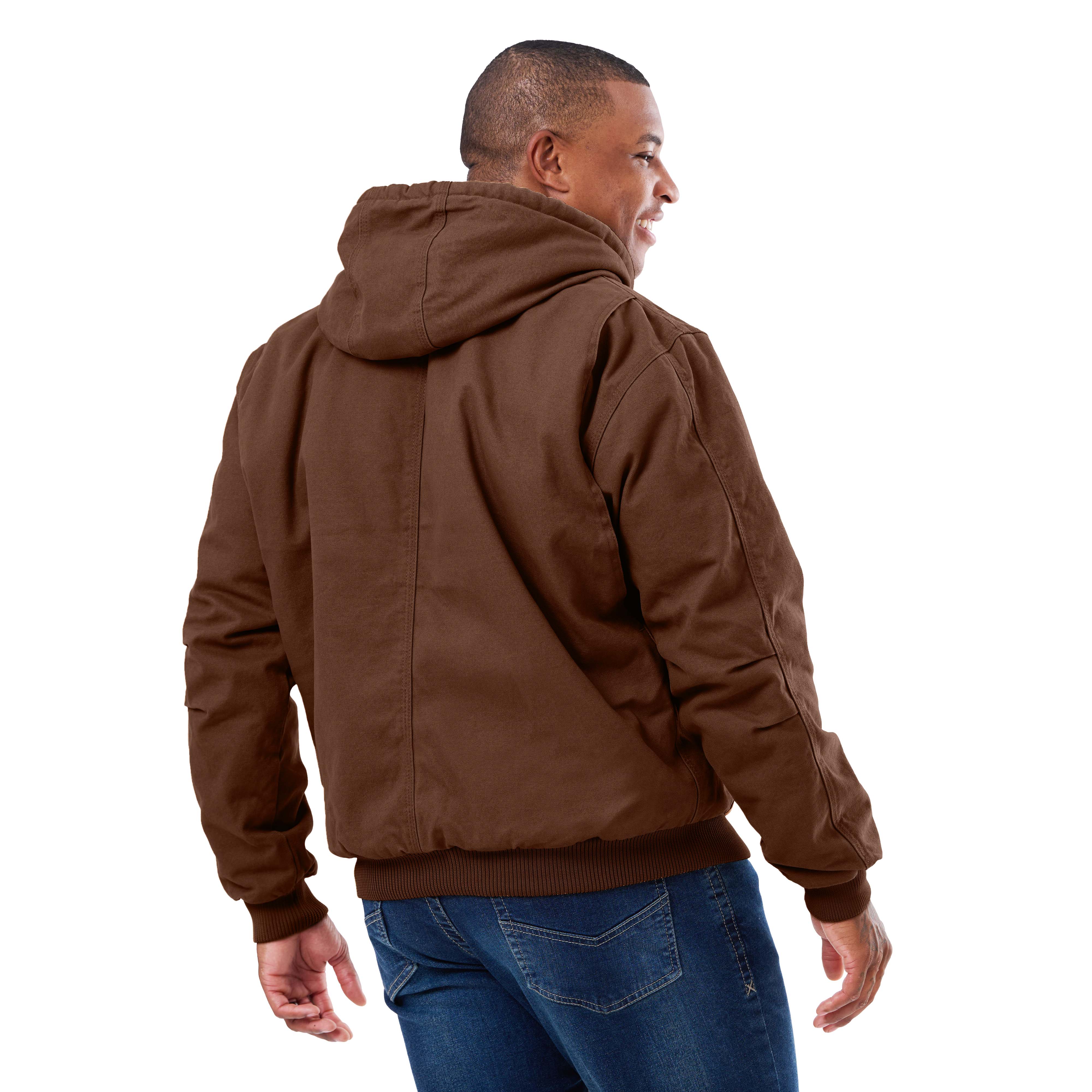 Men's Washed Duck Hooded Outdoor Work Jacket – Berne Apparel