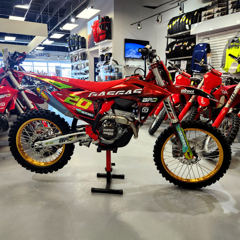 Haan Full Wheelset (Gold Rim/Black Hub) | BFD Moto Canada