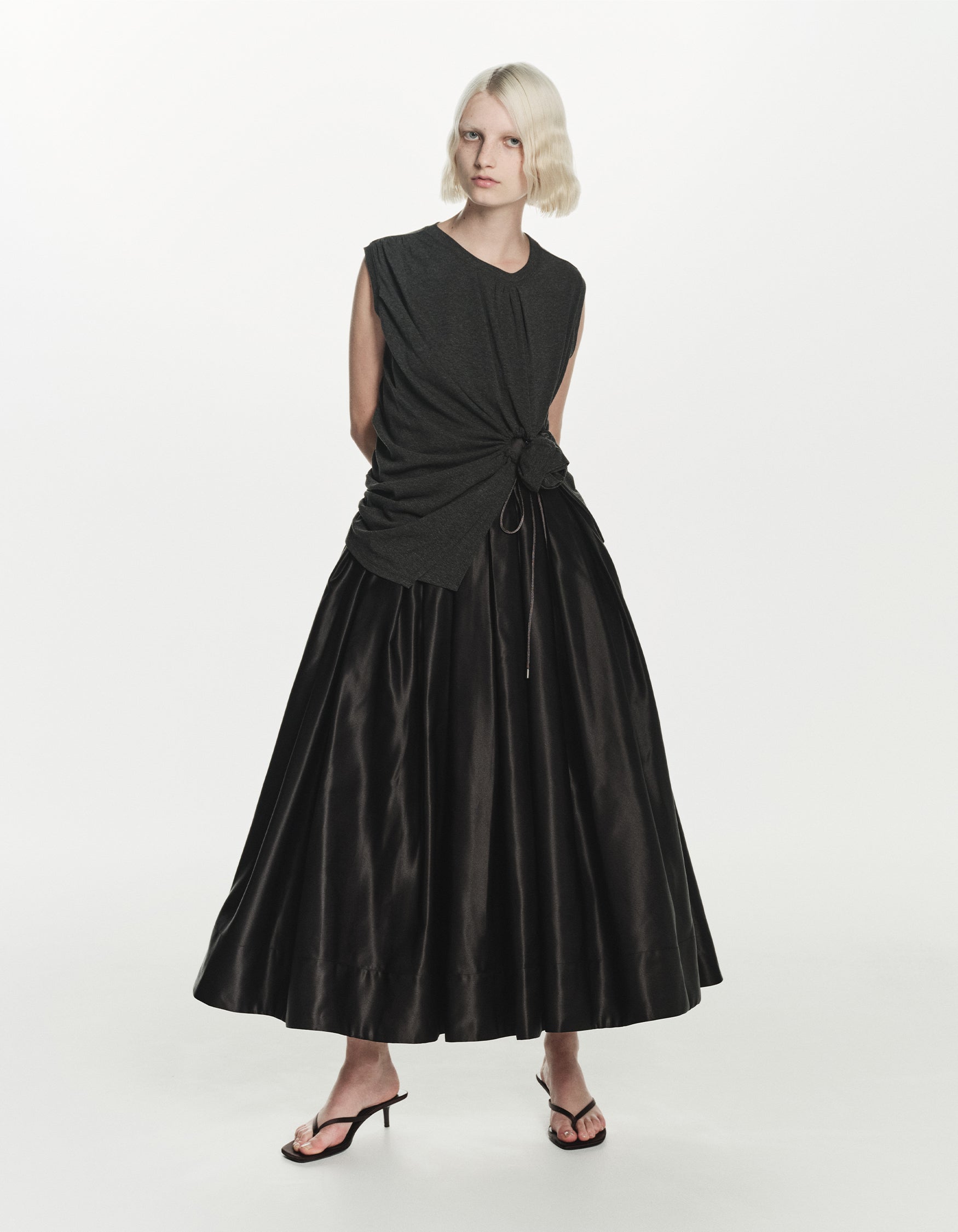 ASHLEY SUSPENDER SKIRT/158cm/着用サイズS｜Bibiy.