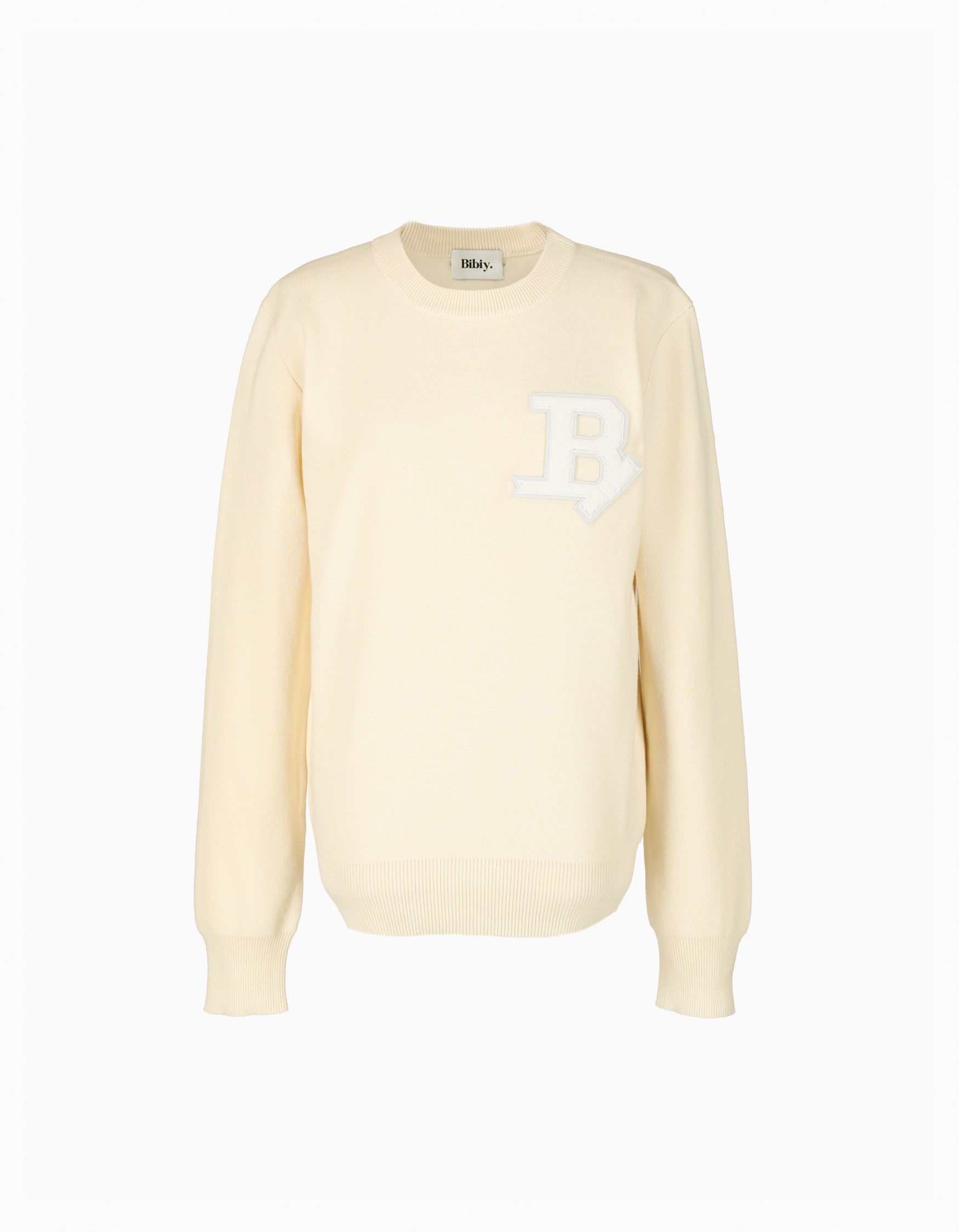 BIBIY. MADE | B. CLUB KNIT WHITE｜Bibiy.