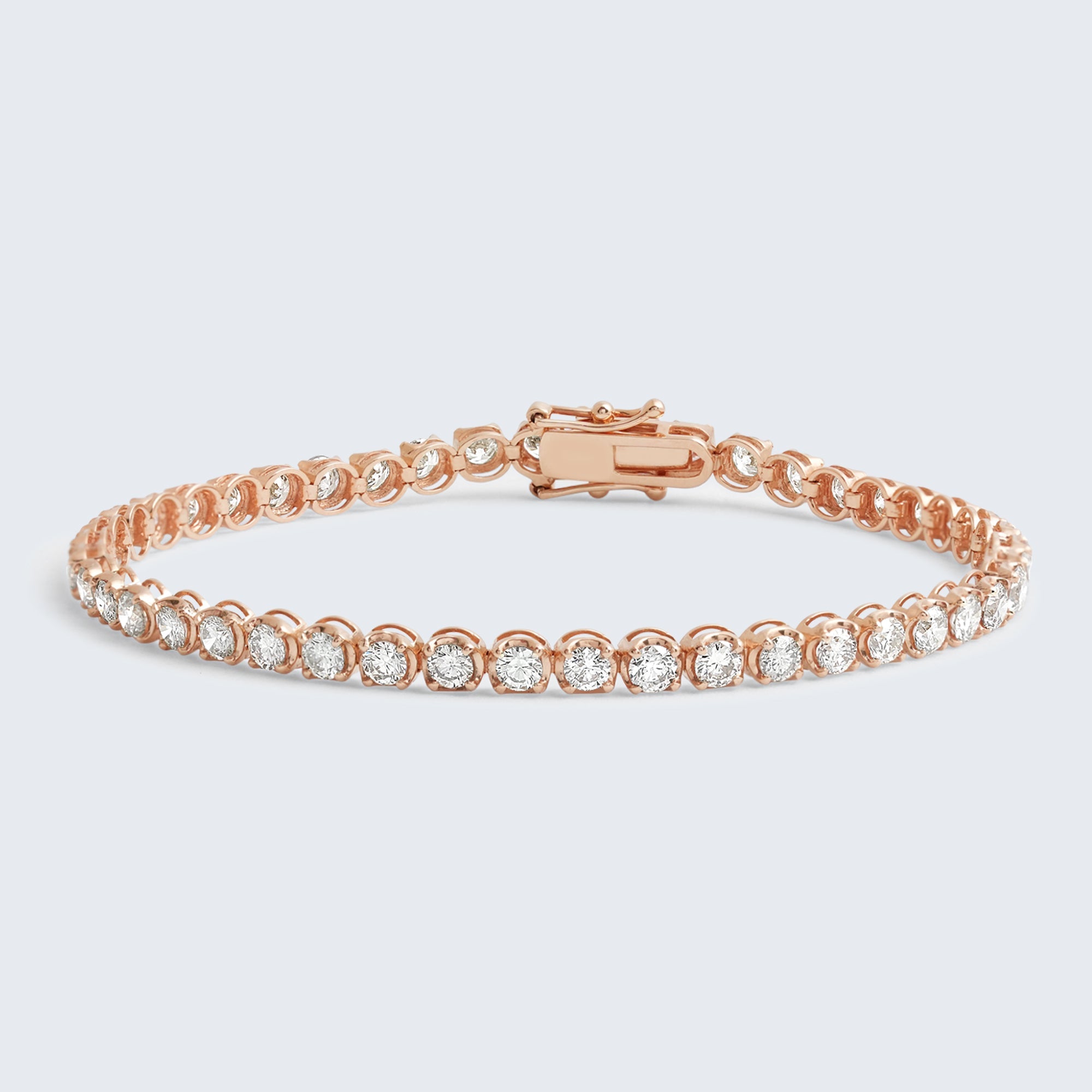 ダイヤモンド テニスブレスレット – K18WG / YG / PG、5.0ct