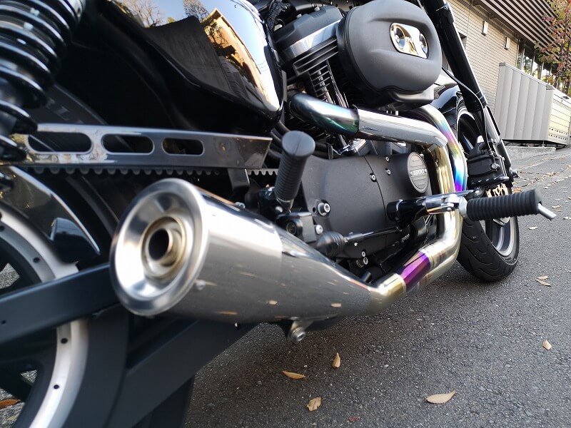 スポーツスター 車検対応マフラーの実力は？（その3） | バイクライフ