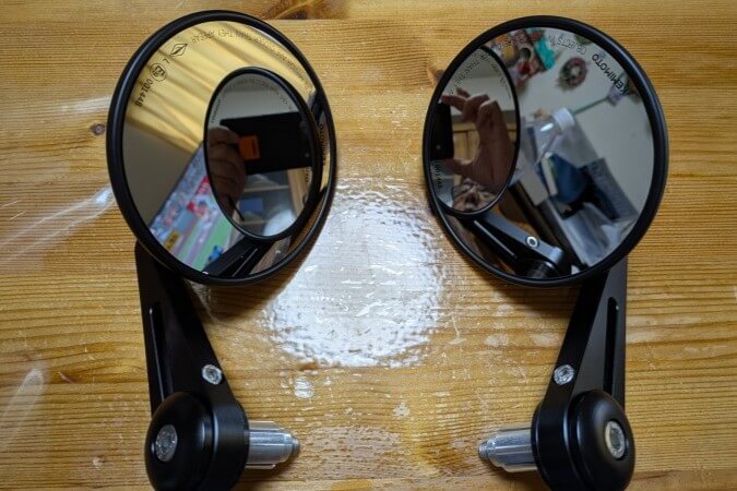 KTM DUKEにバーエンドミラーを取り付け | バイクライフを 