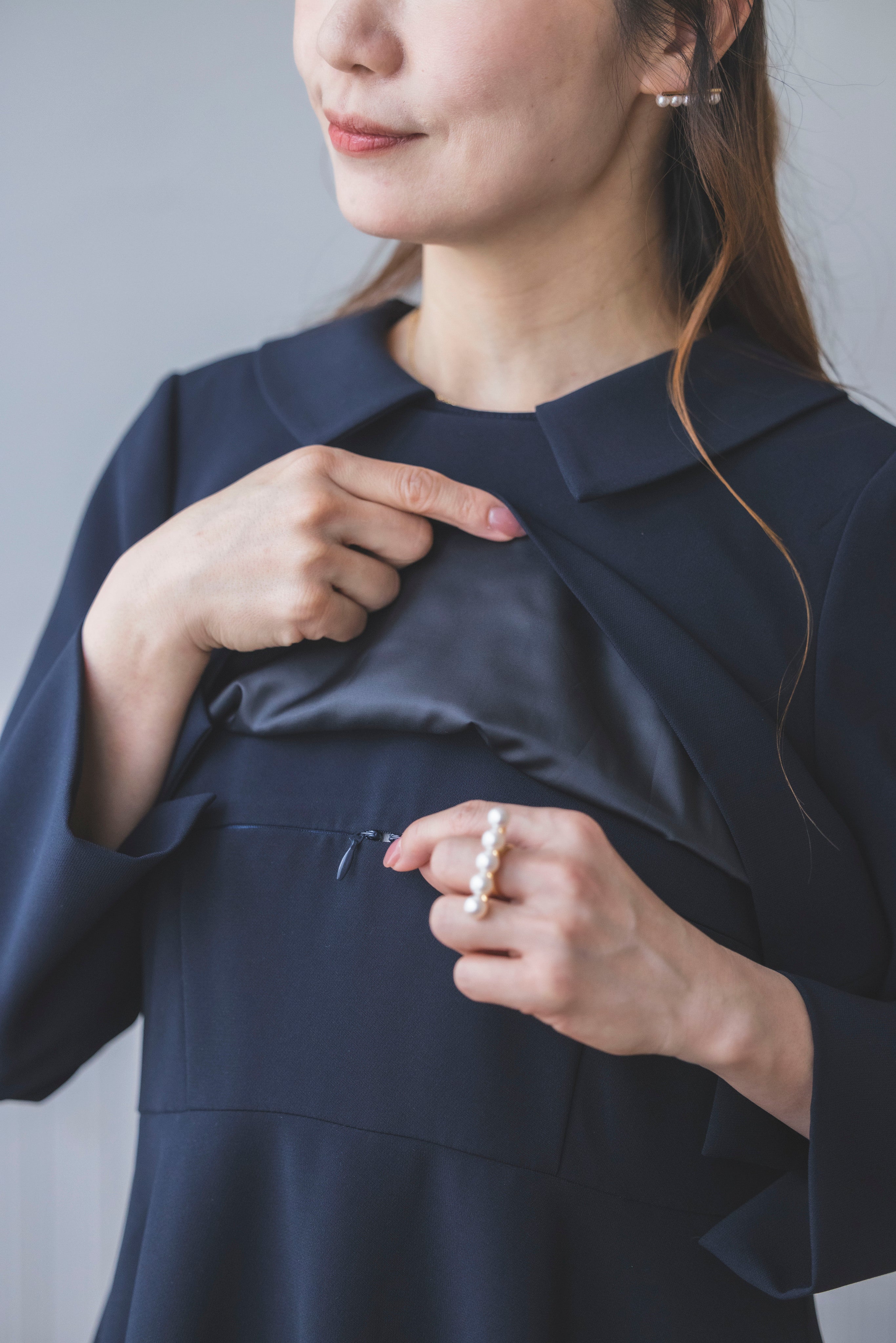 エレガントワンピース【お上品な授乳服のお店bitnabi】