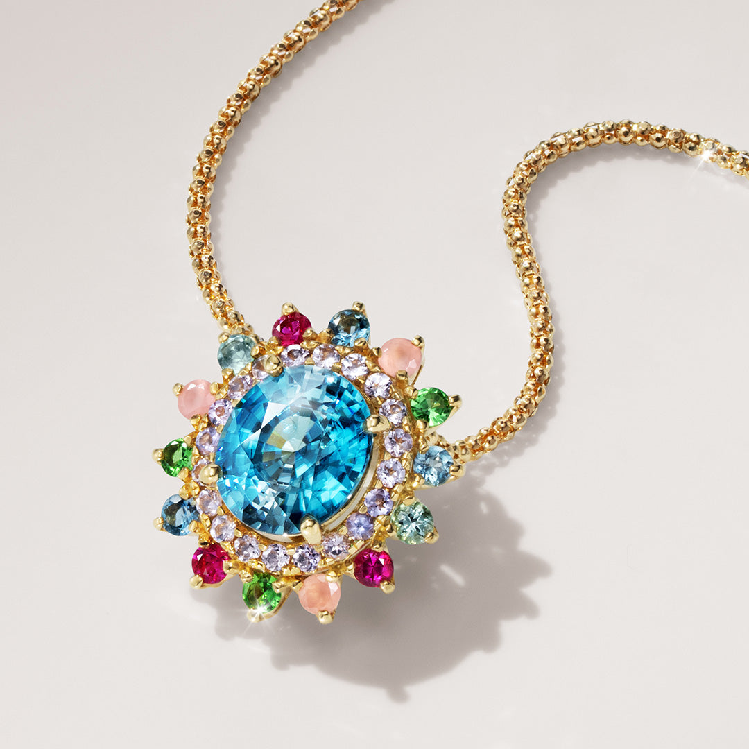 ジルコン×ネックレス