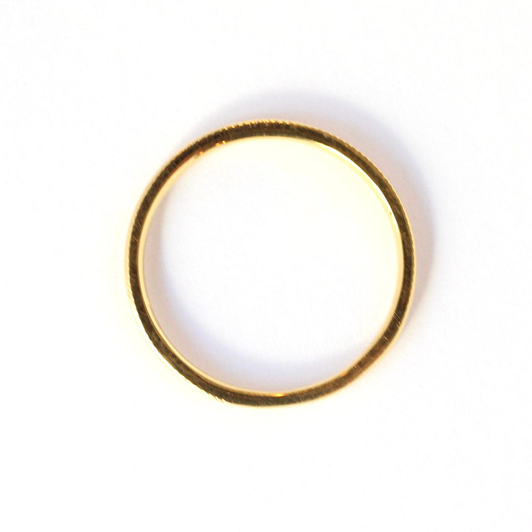 ビズー公式】 ゴールド ミルグレイン K18 リング | 希少石カラー