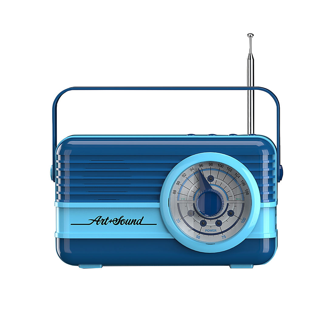 Vintage Bluetooth/FM Radio Speaker - Blue | BJ's Wholesale Club