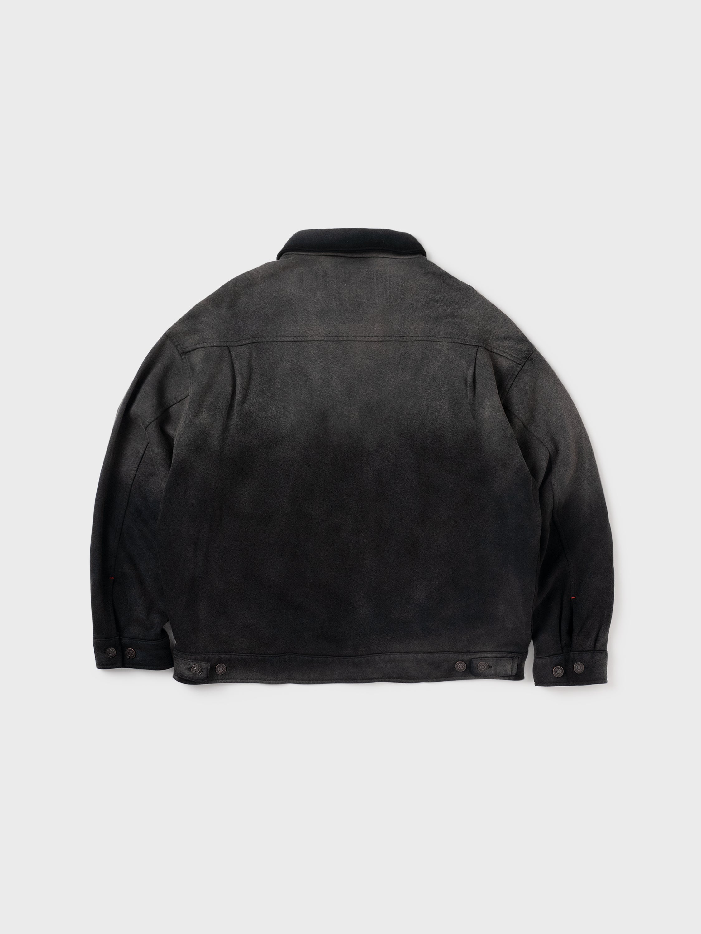 TYPE-001 SWEAT TRUCKER JACKET BLACK – BONKNOW FREAKS