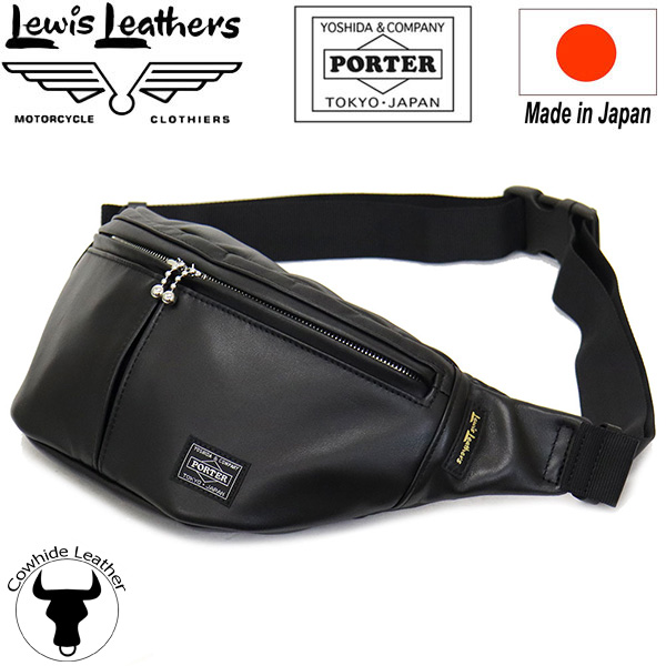 正規取扱店 Lewis Leathers (ルイスレザー) x PORTER WAIST BAG