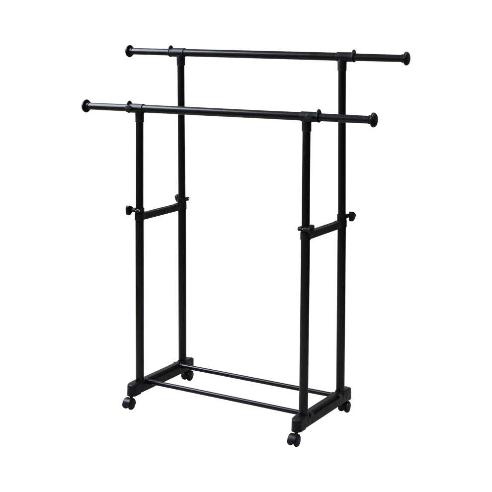 商品情報_伸縮式ハンガーラック(ダブル) | 山善の商品情報サイト