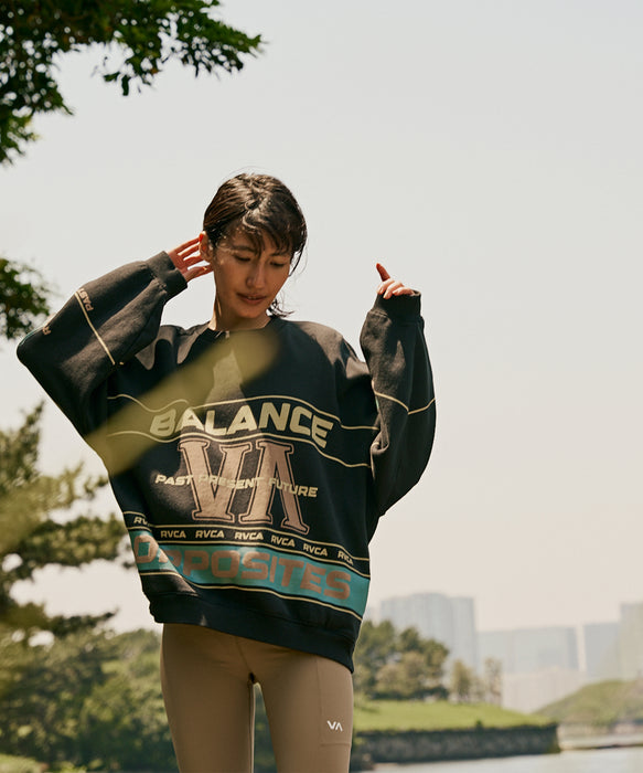 SALE】RVCA レディース PUCK IT PULLOVER トレーナー 【2025年秋冬モデル】