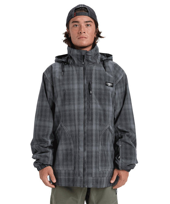 QUIKSILVER メンズ LIVE WIRE JK スノージャケット 10,000mm/5,000g