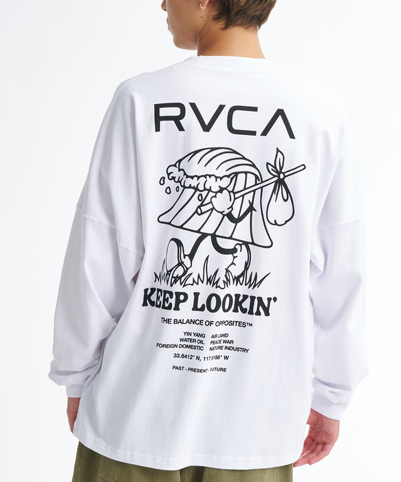 RVCA メンズ KEEP LOOKING LT ロンT 【2026年春夏モデル】