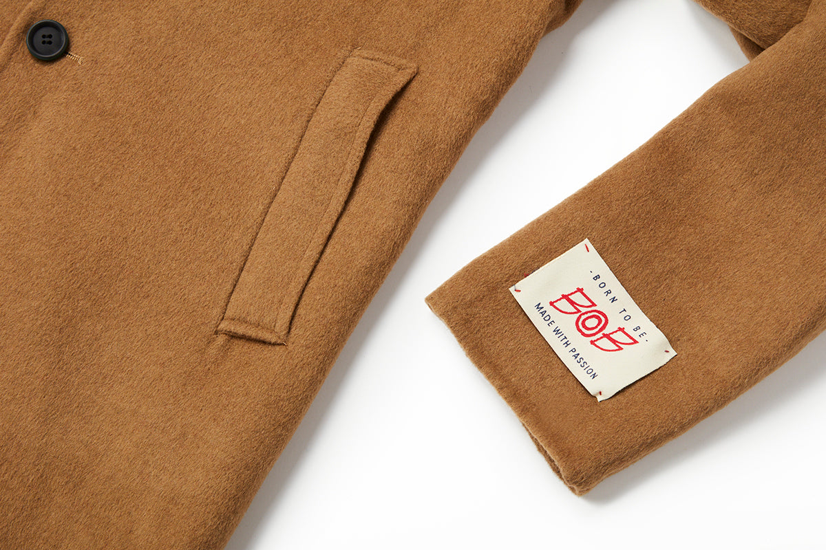 ミッドレングスチェスターコート / Col：BLU ネイビー BOB JAPAN