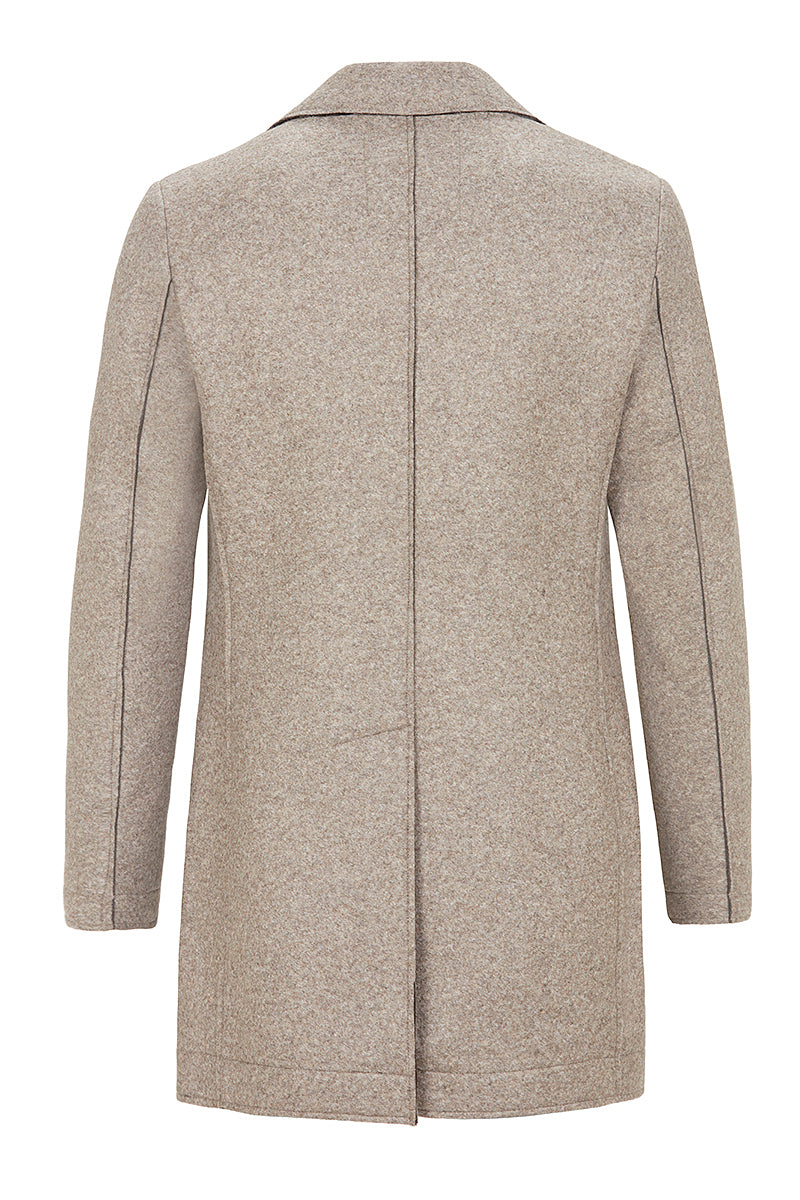 AND153 ボンディングチェスターコート / COL：TORTORA ベージュ BOB JAPAN