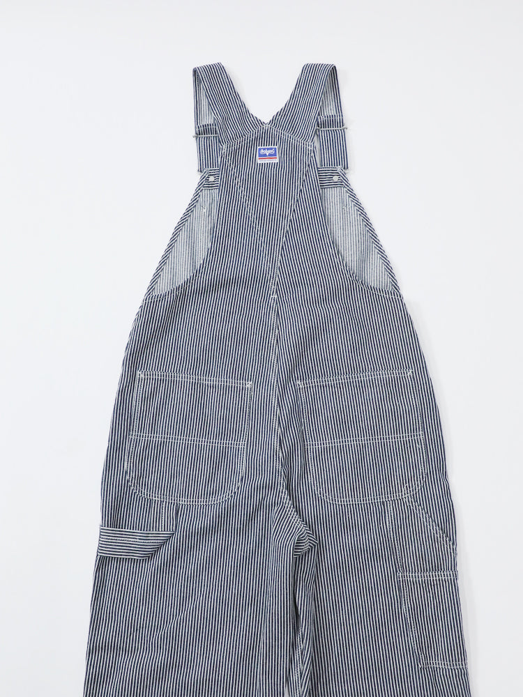 デニムオーバーオール サロペット ヒッコリーストライプ ユニセックス