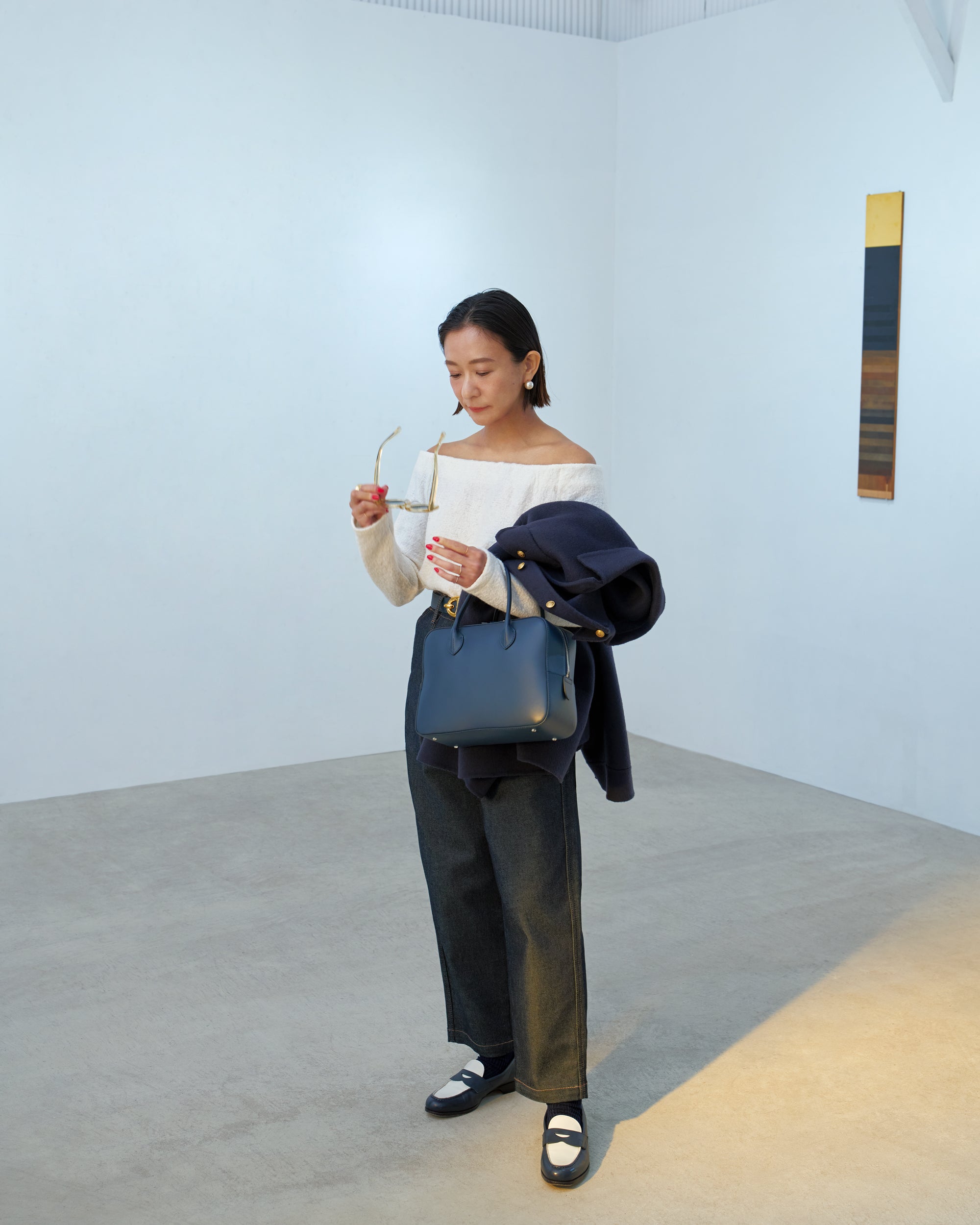 BOX BOSTON (M) NAVY SMOOTH