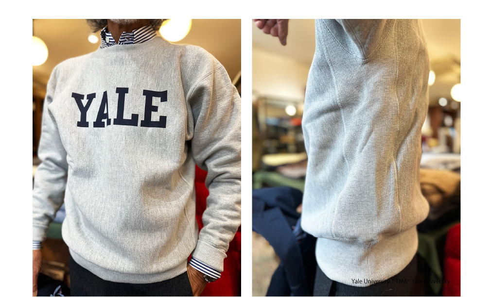 商品一覧 :: Champion TRUE TO ARCHIVES YALE Print Reverse Weave