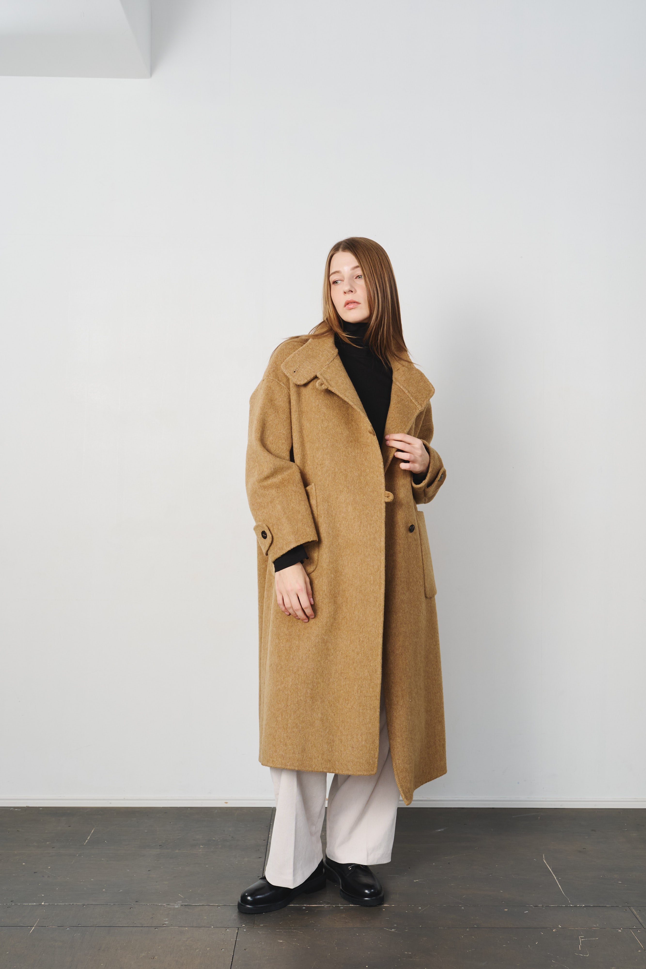 ウールロングコート – DALI GOAT