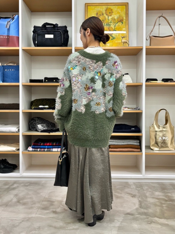 フワフワでキラキラ✨【COEL】のシャギーカーディガン | baybrook