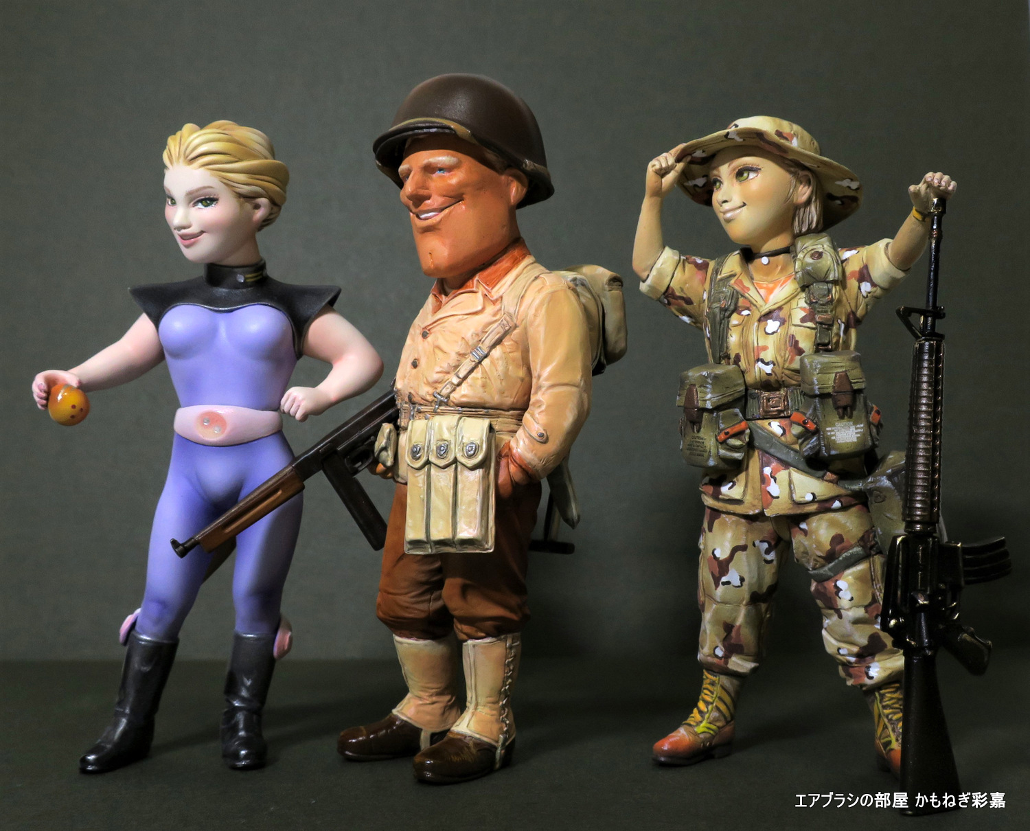 ロジャース軍曹、完成。 鳥山明一族の増員 ワールドファイター