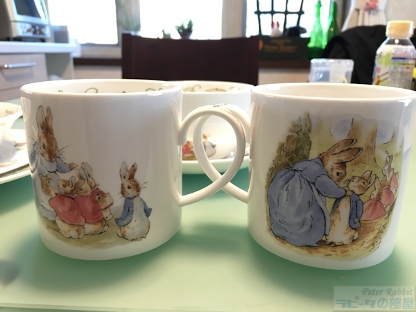 ウェッジウッドのピーターラビット柄食器、復刻版「グリーンライン