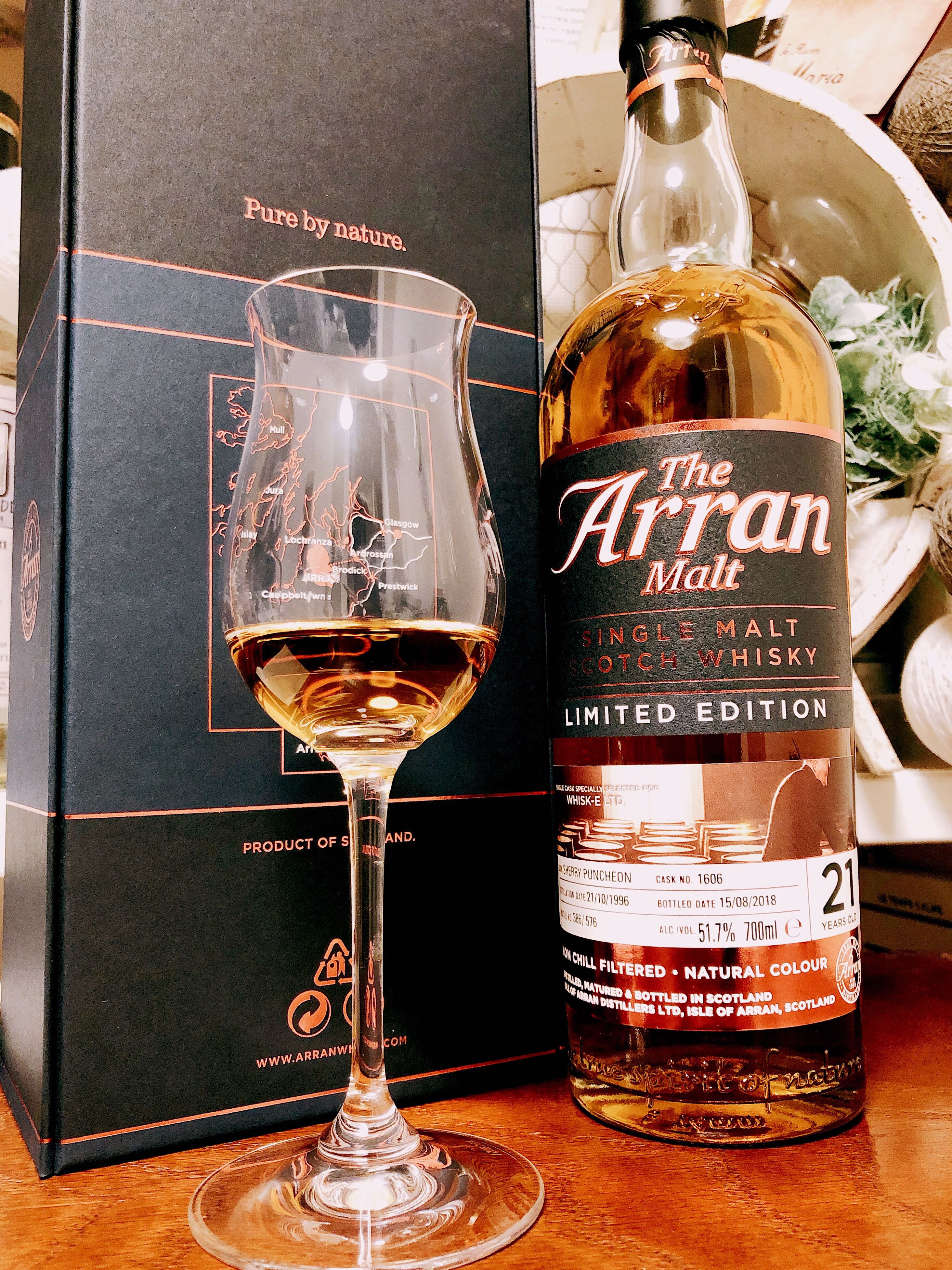美味酒録 - The ARRAN Limited Edition 1996 21 Years old Sherry