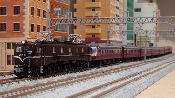 EF58 お召し機と予備機 - ビスタ模型鉄道（エヌゲージ日記）