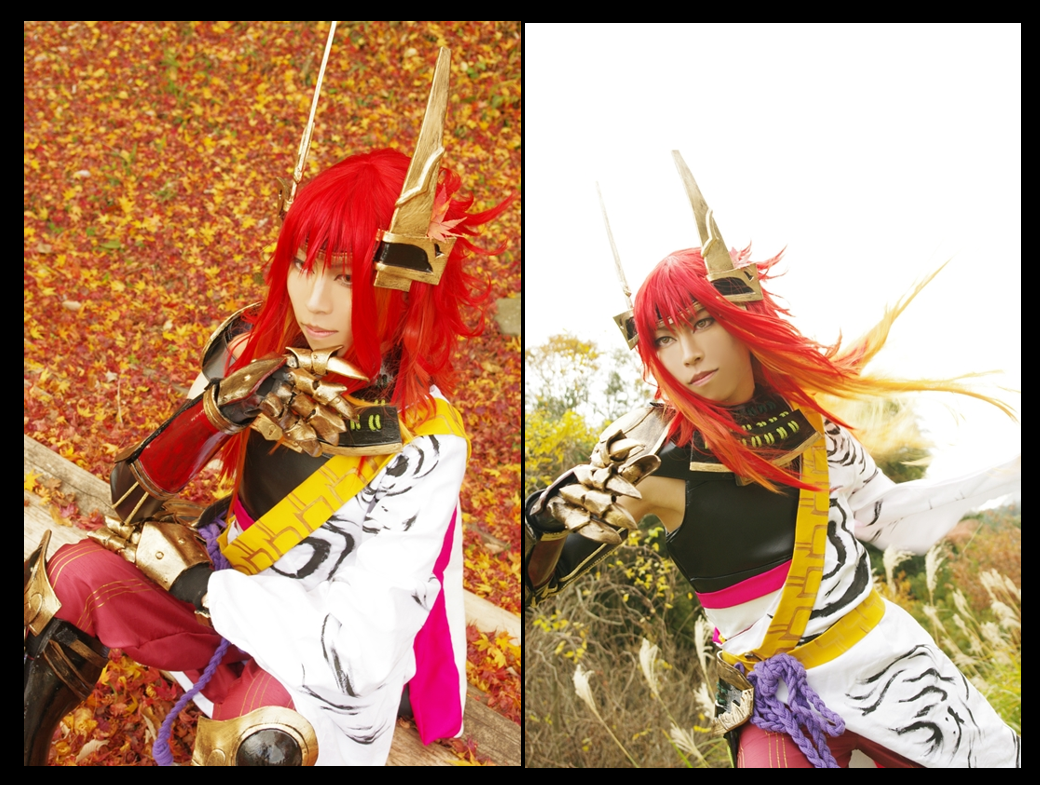 戦国無双4 石田三成衣装、鎧、頭飾りセット - 藤森蓮のコスプレ衣装