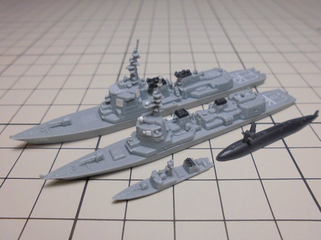 1/2000ガチャ「3Dファイル護衛艦編第3」 | 三軒茶屋のブログ