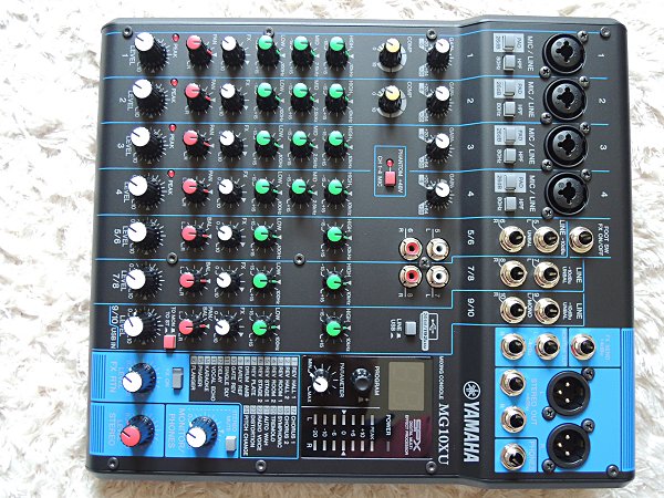 YAMAHA MG10XU とA&H ZED-10FX の使い方 (ミキサーって何で必要なの