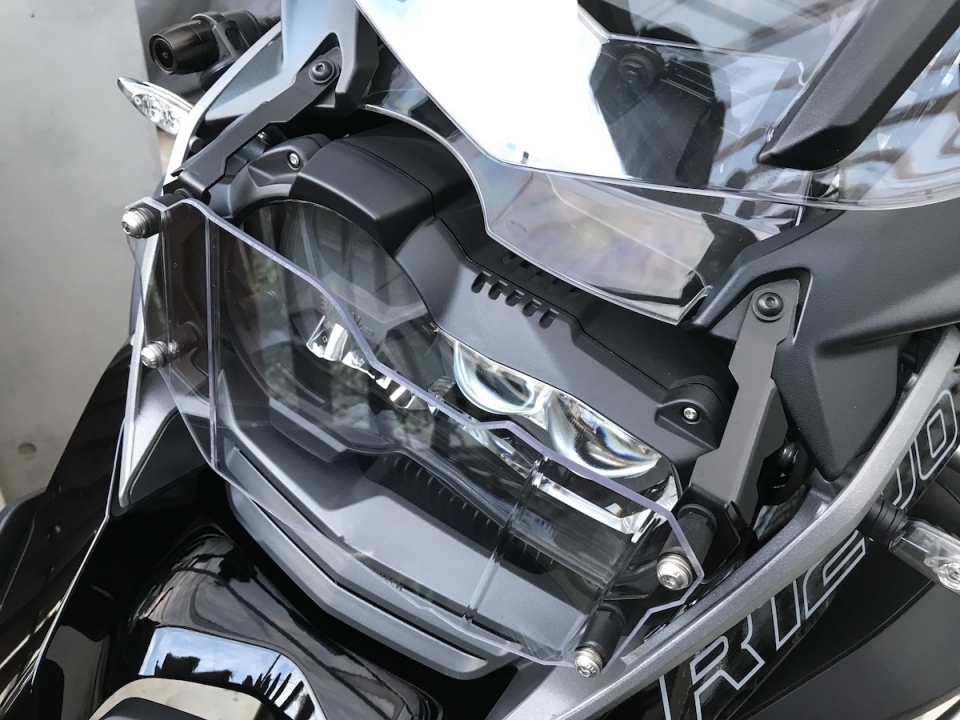 TOURATECH クイックリリースヘッドライトプロテクター（クリア