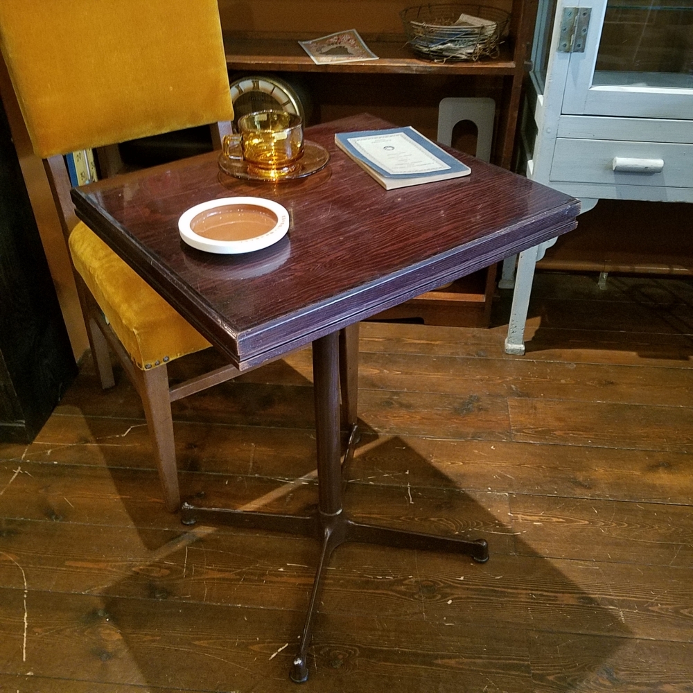 昭和レトロな鉄脚・喫茶テーブル(カフェテーブル) - [Sold Out]過去の