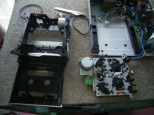 ONKYO K-505FX カセットデッキ トレー開閉不良 テープ再生不良 | 北総