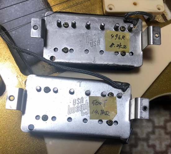 ピックアップ換装】Gibson 496R/500T 購入記 - Midnight_Mocha_II
