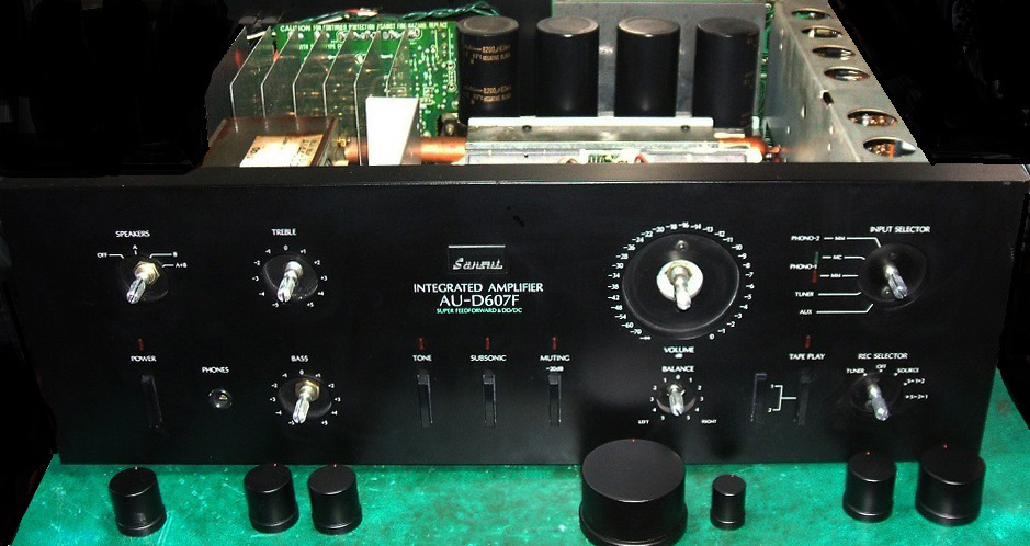 SANSUI・AU－D607F（ﾌﾟﾘﾒｲﾝｱﾝﾌﾟ）修理記③最終。 | たもつ
