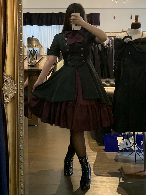 メイファススカート付ジャケットワンピース【6292】着装レポート