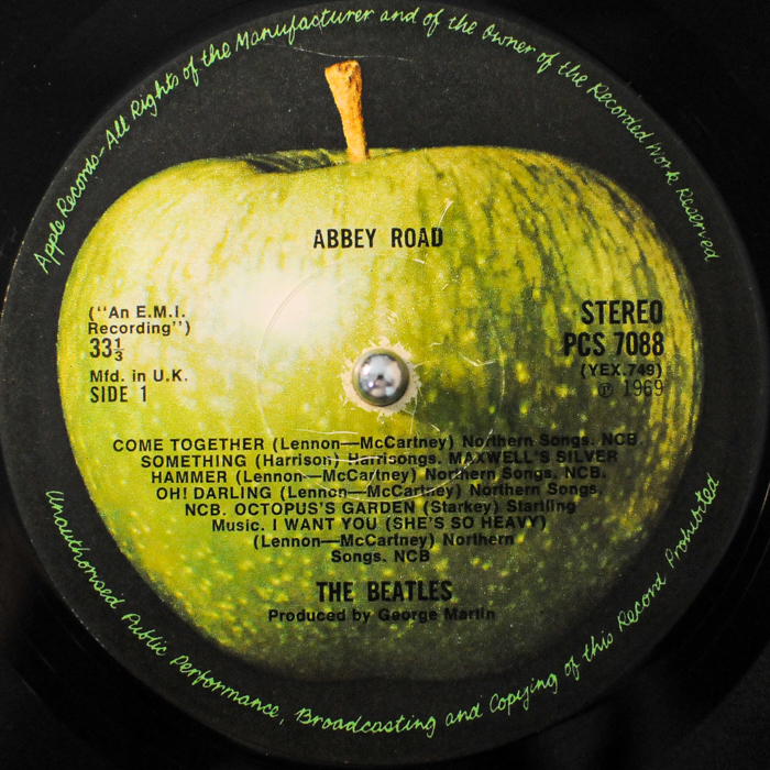 The Beatles - Abbey Road その1 UK初盤 - The Beatles