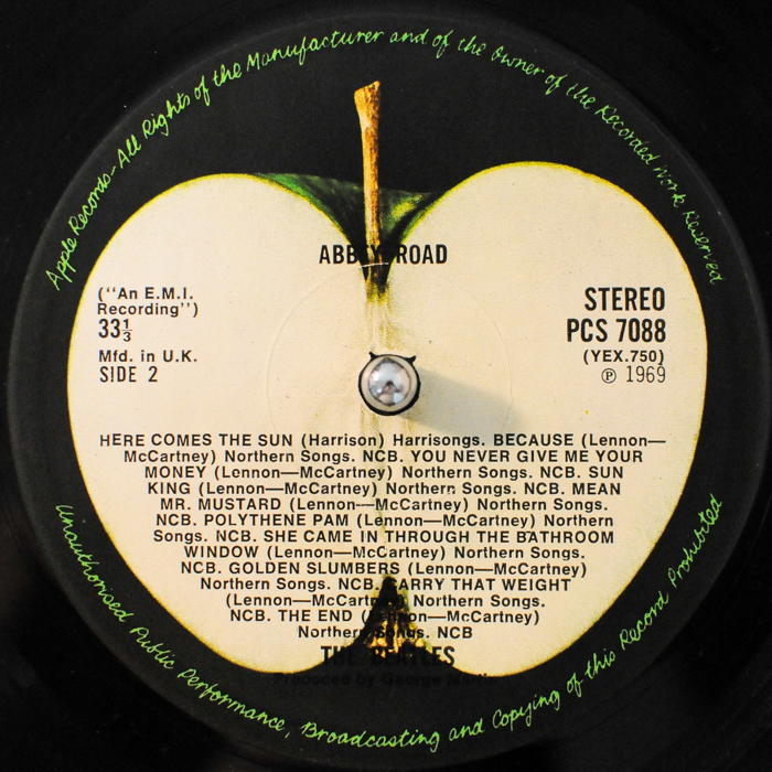 The Beatles - Abbey Road その1 UK初盤 - The Beatles