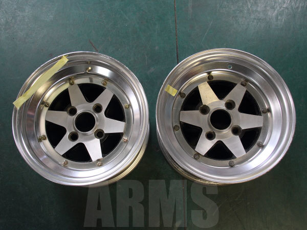 ロンシャン XR-4 当時物 ホイールの曲がりとガリ傷修理 ブッシュ交換